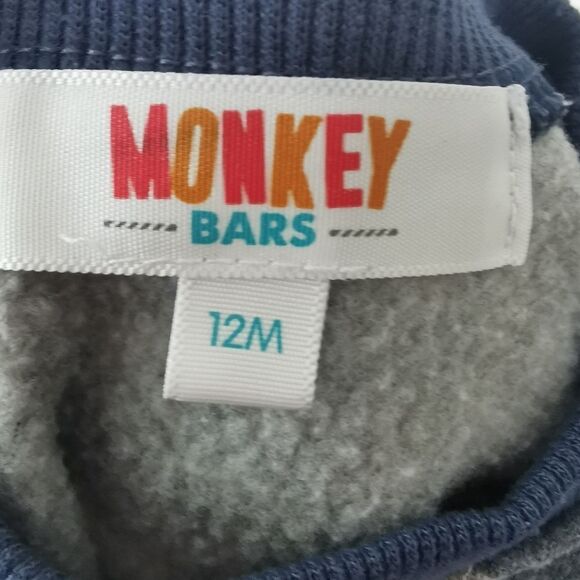 3/$15 Monkey Bars sweater size 12 m - Picture 2 of 4